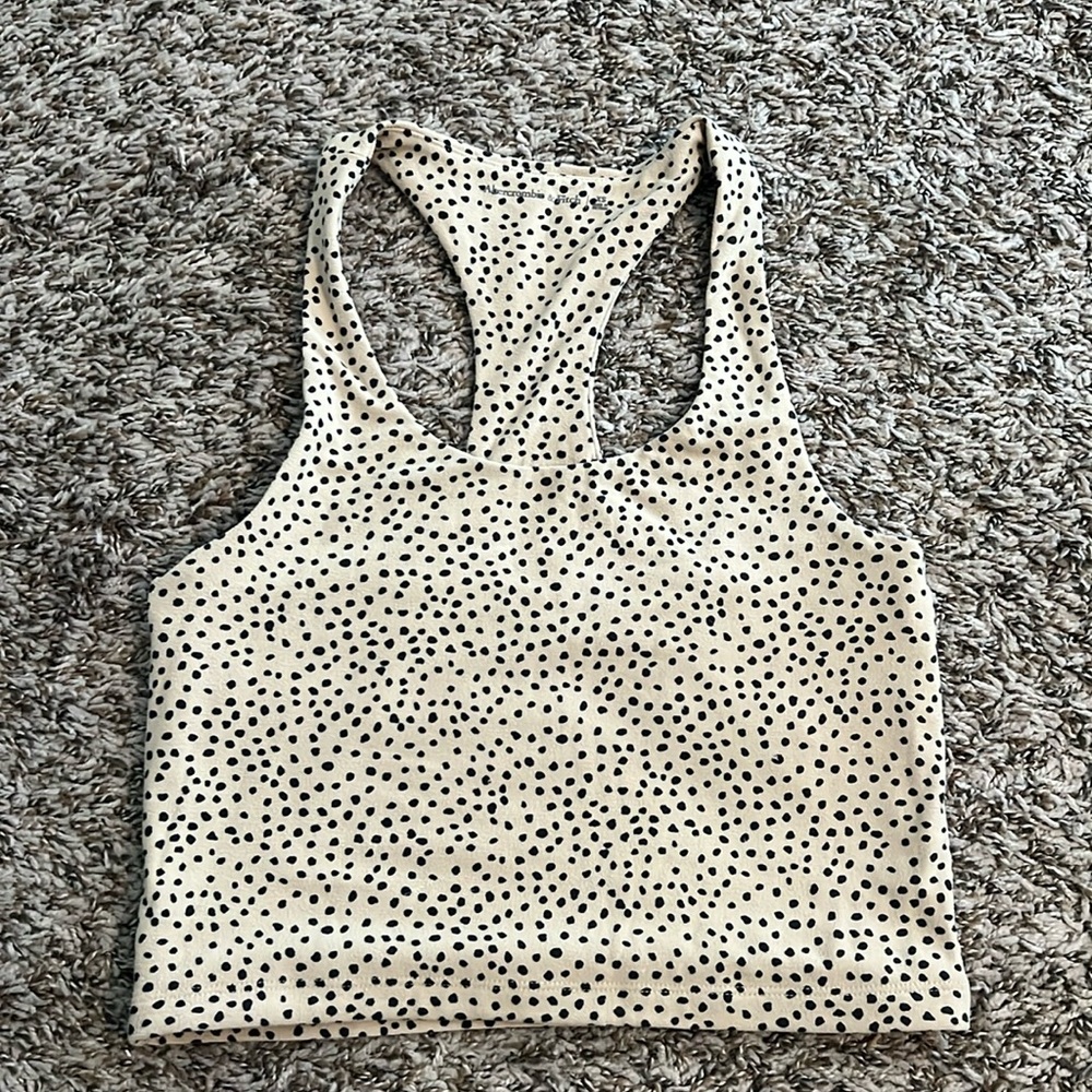 Abercrombie & Fitch Women's Leopard Print Crop Top